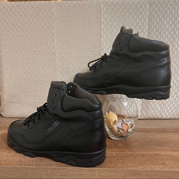 Red Wing Shoes Mens 9.5 3E Black Steel Toe Boots - Picture 5 of 12